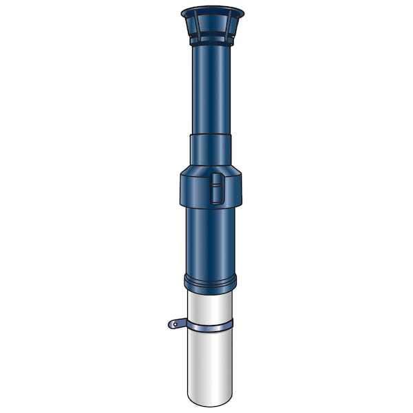 Roof Discharge Non Condensing Vertical Vent Termination (38" above)